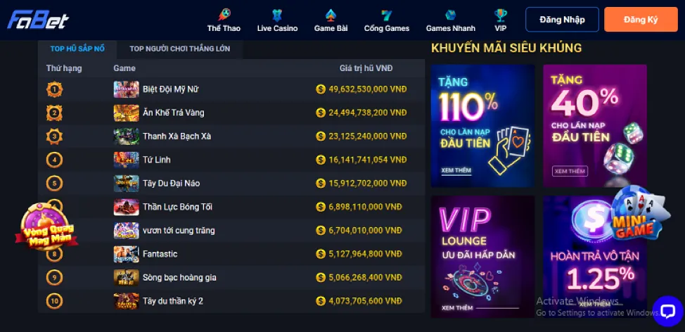 Slot Chủ Đề Đa Dạng